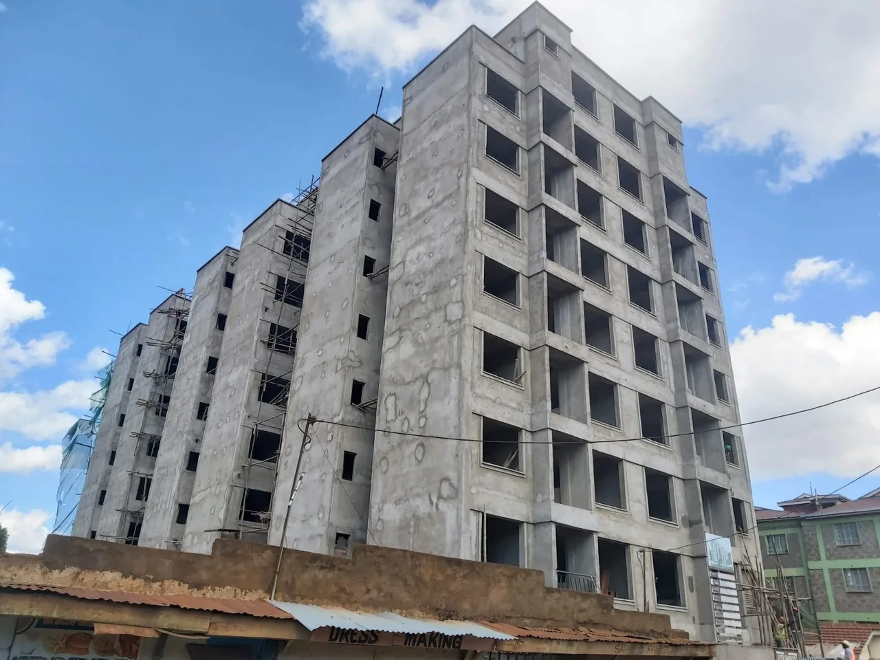 Multi-storey building under construction
